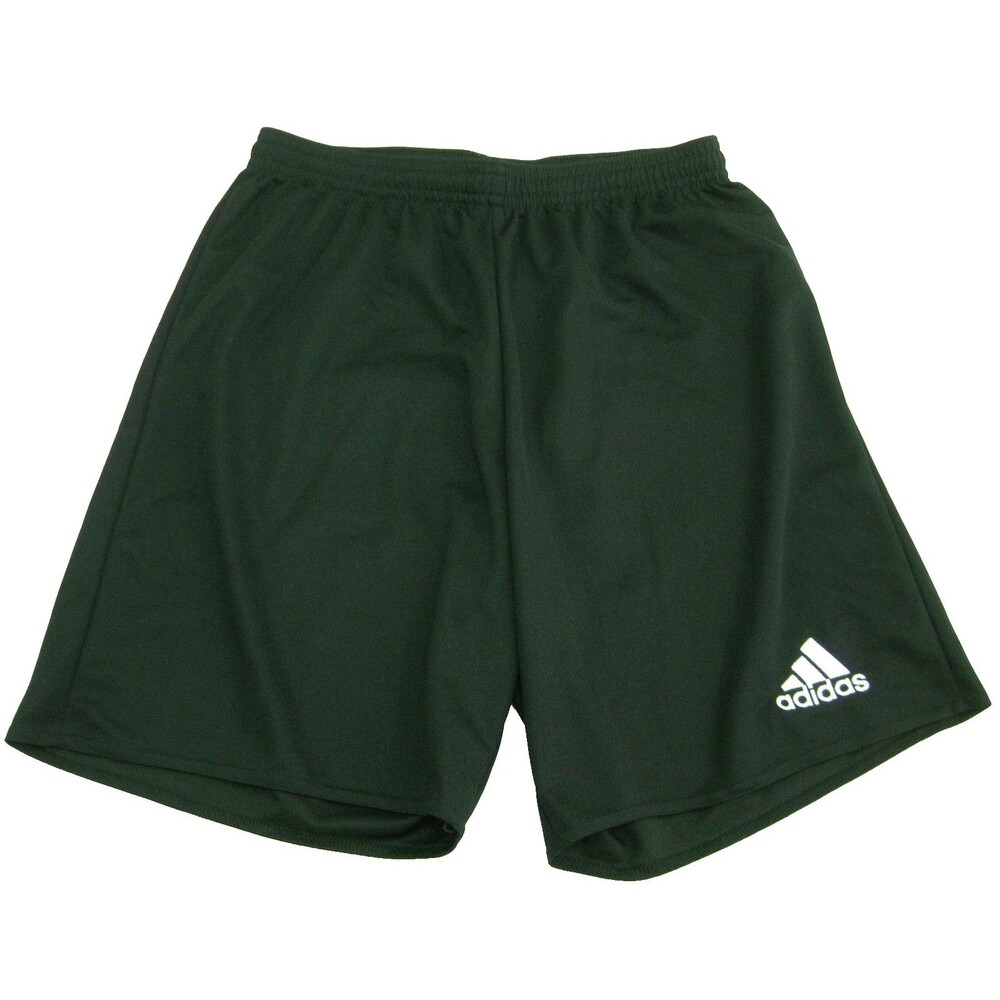 Adidas Athletic Shorts Mens Small Black + Logo Climalite Gym Fitness Running